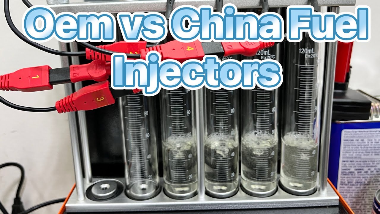 Fuel injectors oem vs China off brand “OEM” injectors. Massive difference!