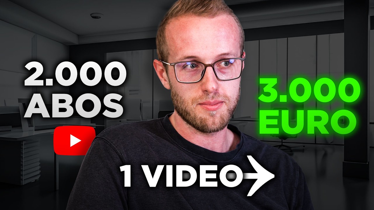 Er hat 2.000 Abos und bekommt 3.000€ für ein Video - Testimonial von Tim Leuschner