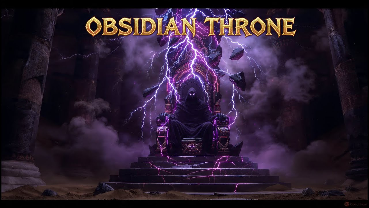 The Obsidian Throne (Visualizer) | Dark Cinematic Trap (Black Sun Ascension) &mdash; Zazarion #trap 