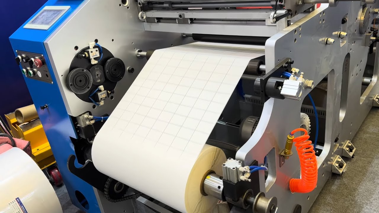 Self Adhesive Label Sticker Small Rotatry Die Cutting Machine