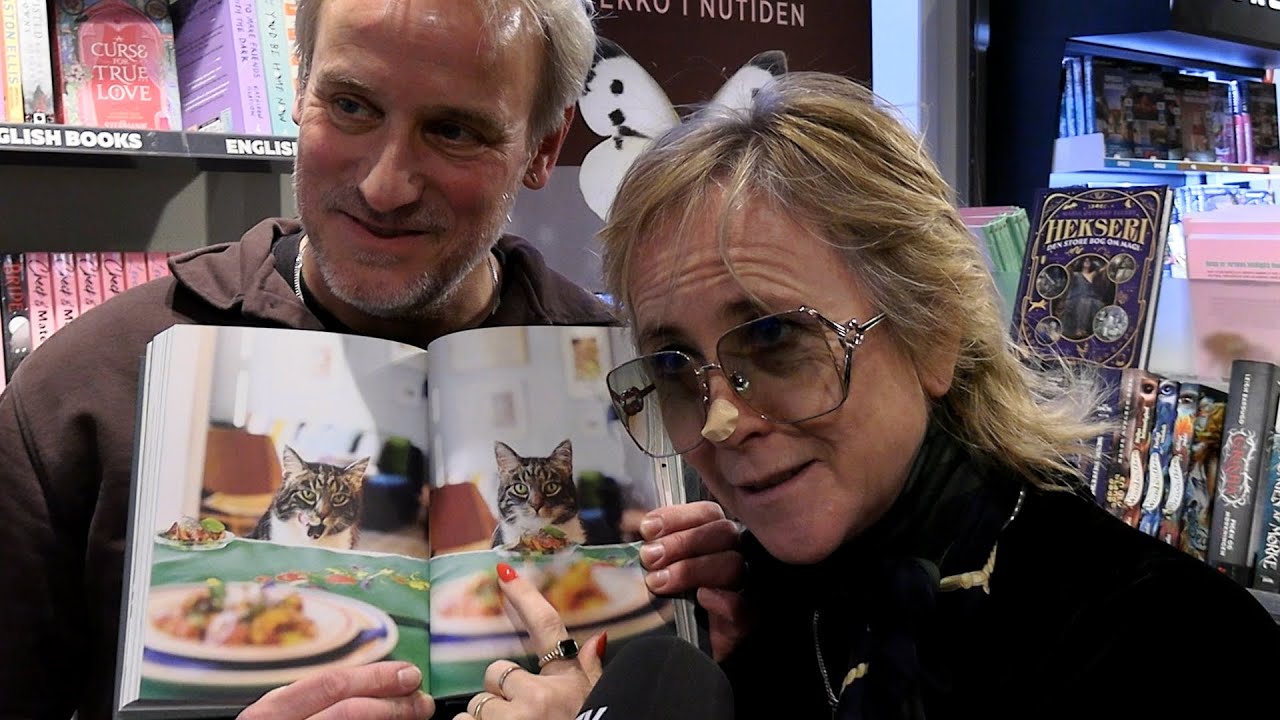 Kendispar signerede ny bog om katte