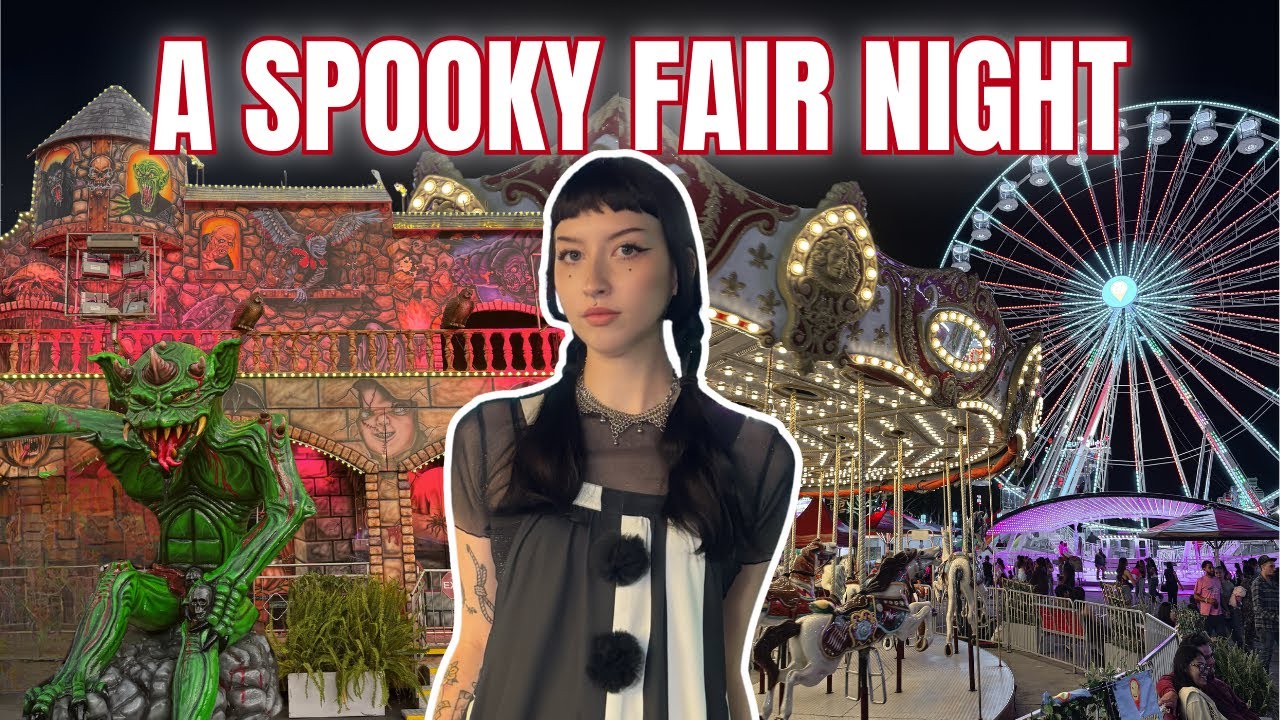 How to Have a Spooky Night at the Fair | dark rides, creepy crafts, and carnival food