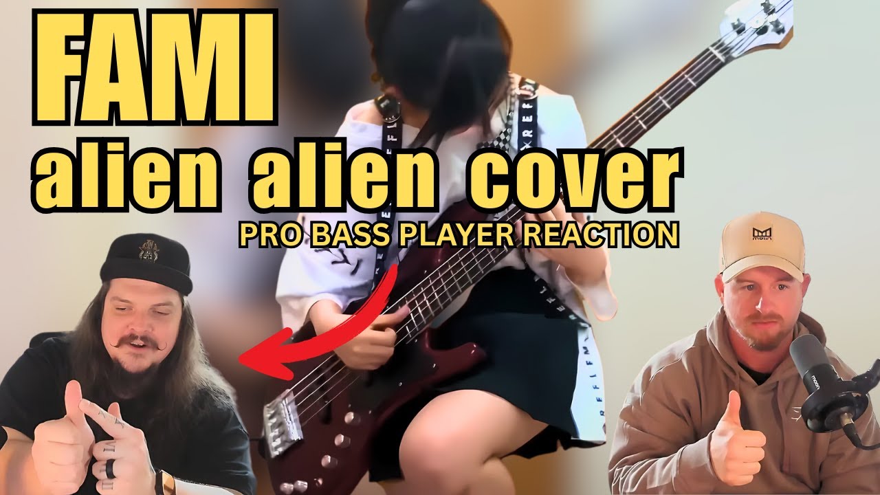 Showing my PRO Bass playing friend FAMI [alien alien Bass cover]