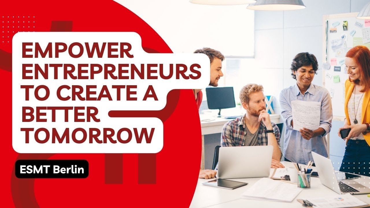 Empower entrepreneurs to create a better tomorrow - Vali Berlin