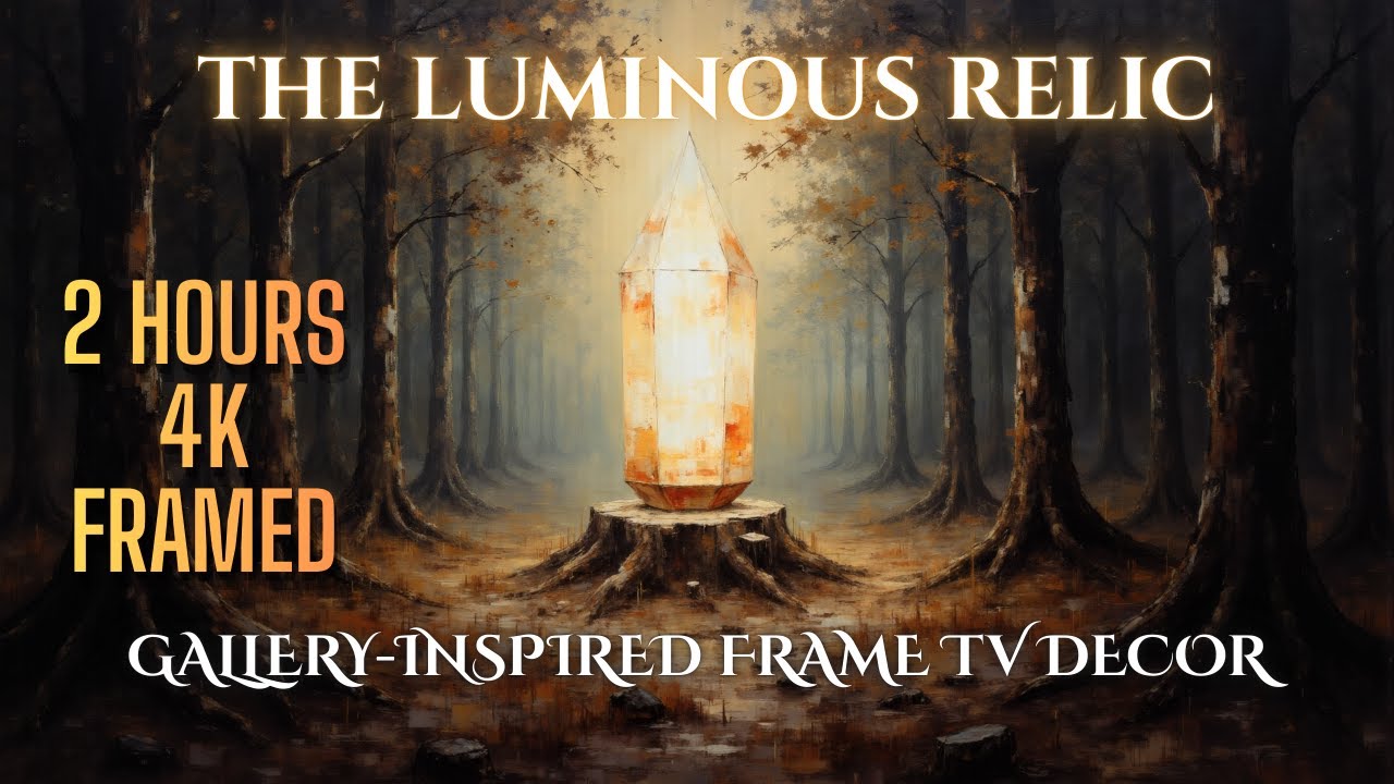 The Luminous Relic 4K | Cinematic Still Art for Focus & Atmosphere