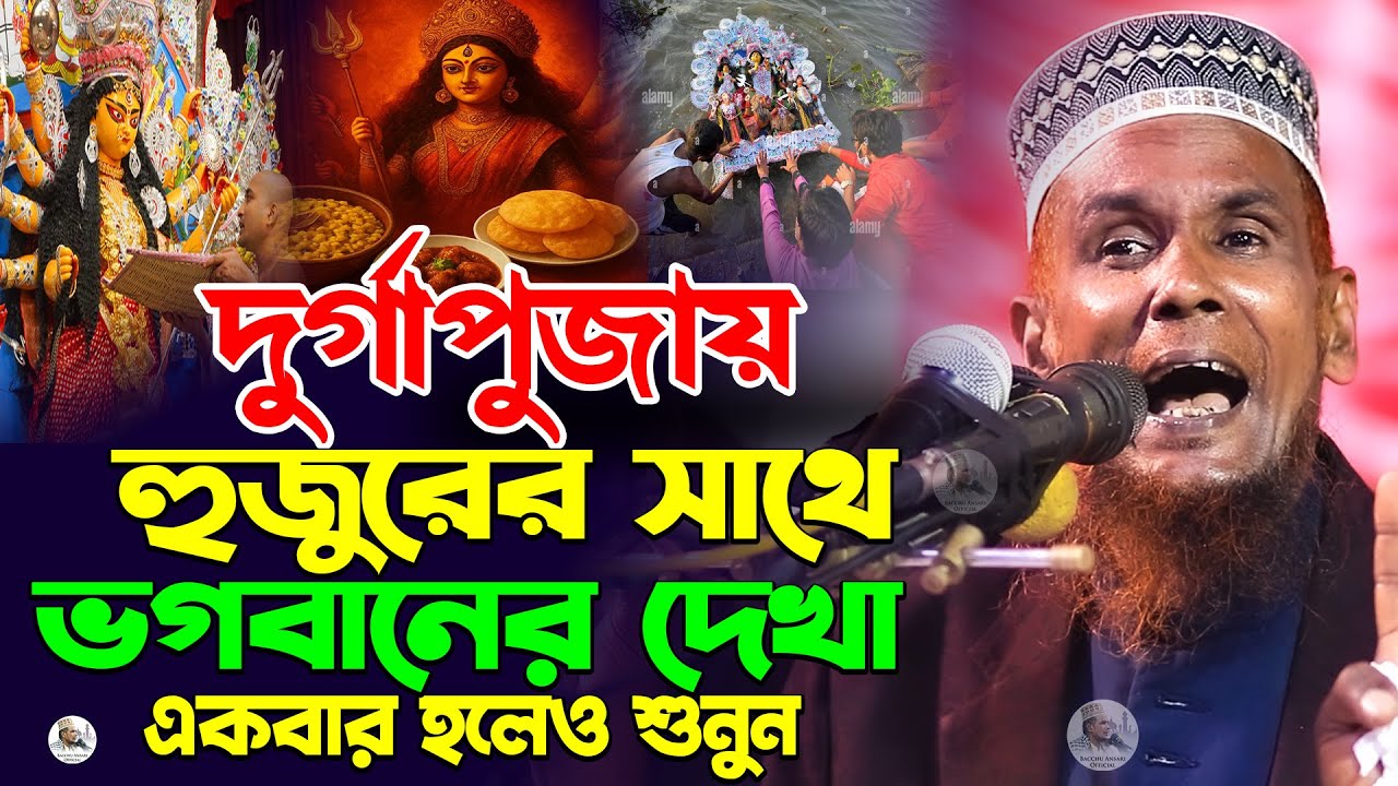 মন্দিরে ভগবান নিয়ে আজব তথ্য শুনুন মাওলানা বাচ্চু আনসারী Mawlana Baccu Ansari Official New Waz