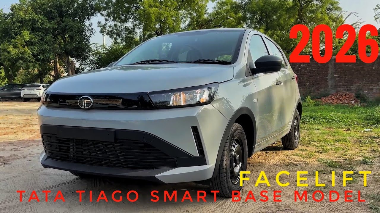Новый Tata Tiago 2026: базовая комплектация Smart | Базовая версия Tata Tiago XE | Новый рестайли...