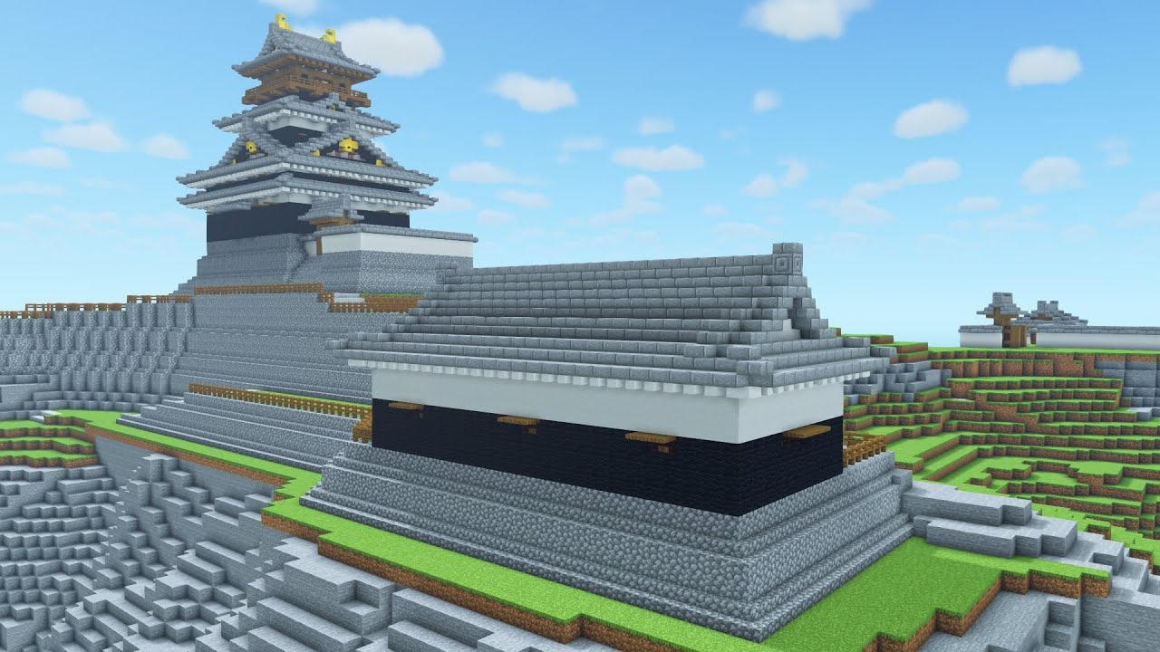 【Minecraft】岐阜城の作り方 Part3 [マイクラ 建築] [Minecraft 城]