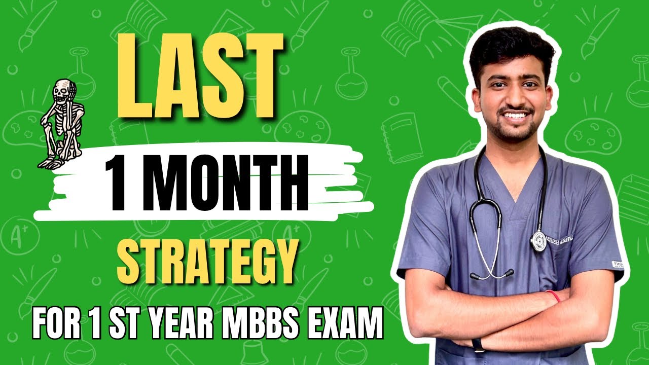 How to pass 1st year mbbs exam in one month || Exam survival series by Ashish Agrawal
