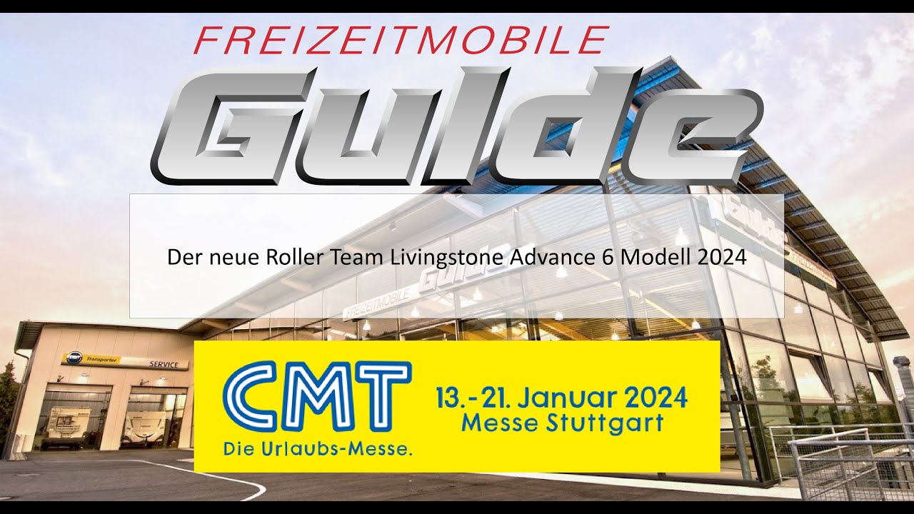 NEW Roller Team Livingstone 6 Advance Modell 2024! 6 Meter mit Längsbetten!!!