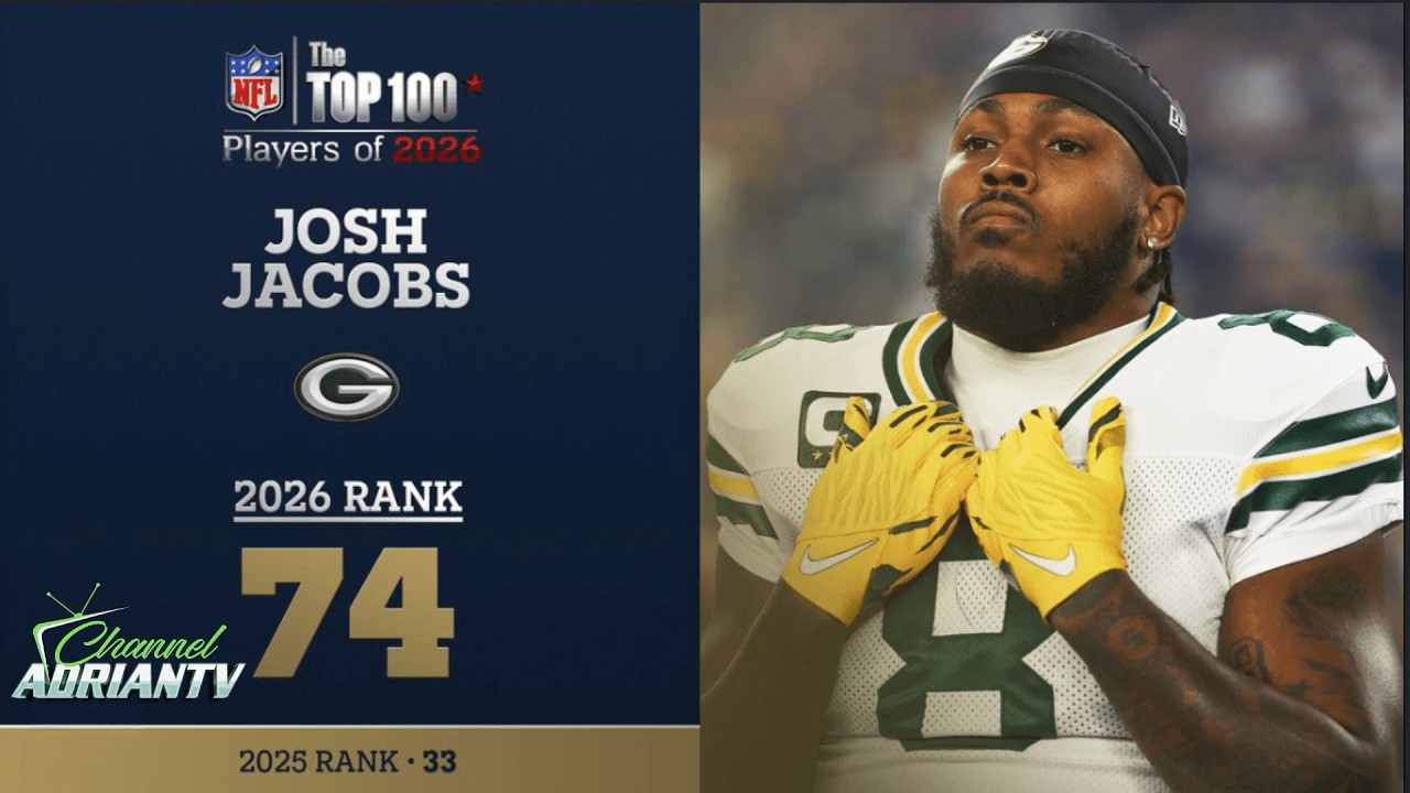 74: Josh Jacobs (RB,Packers) | Top 100 Players of 2026