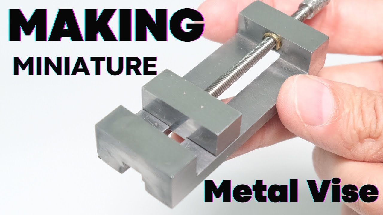 I Turn Steel Bolt into a Miniature Metal Vise