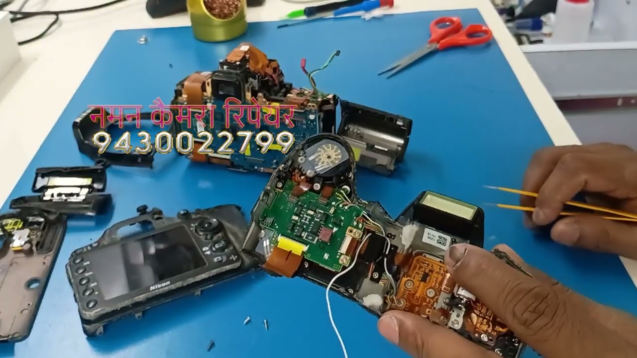 📸 Nikon D7200 Top Panel Repair – LCD, Buttons & Mode Dial Damage Fix | Naman Camera Repair