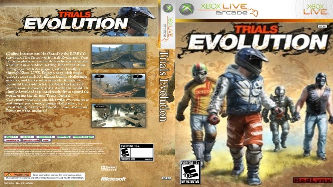 Trials Evolution (2012)  - Full Gameplay | XBOX 360 ARCADE  |   UHD | 4K |