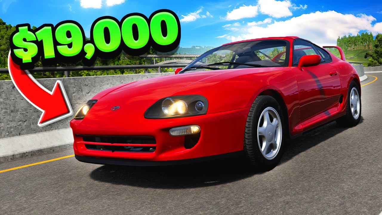 Я купил самую ДЕШЁВУЮ Toyota Supra MK4 на продажу — BeamNG Drive Career Mode RLS Mod