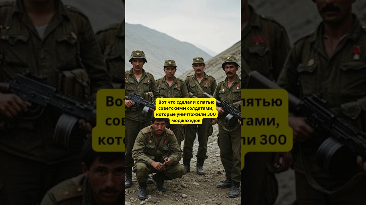 Вот что сделали с пятью советскими солдатами, которые уничтожили 300 моджахедов