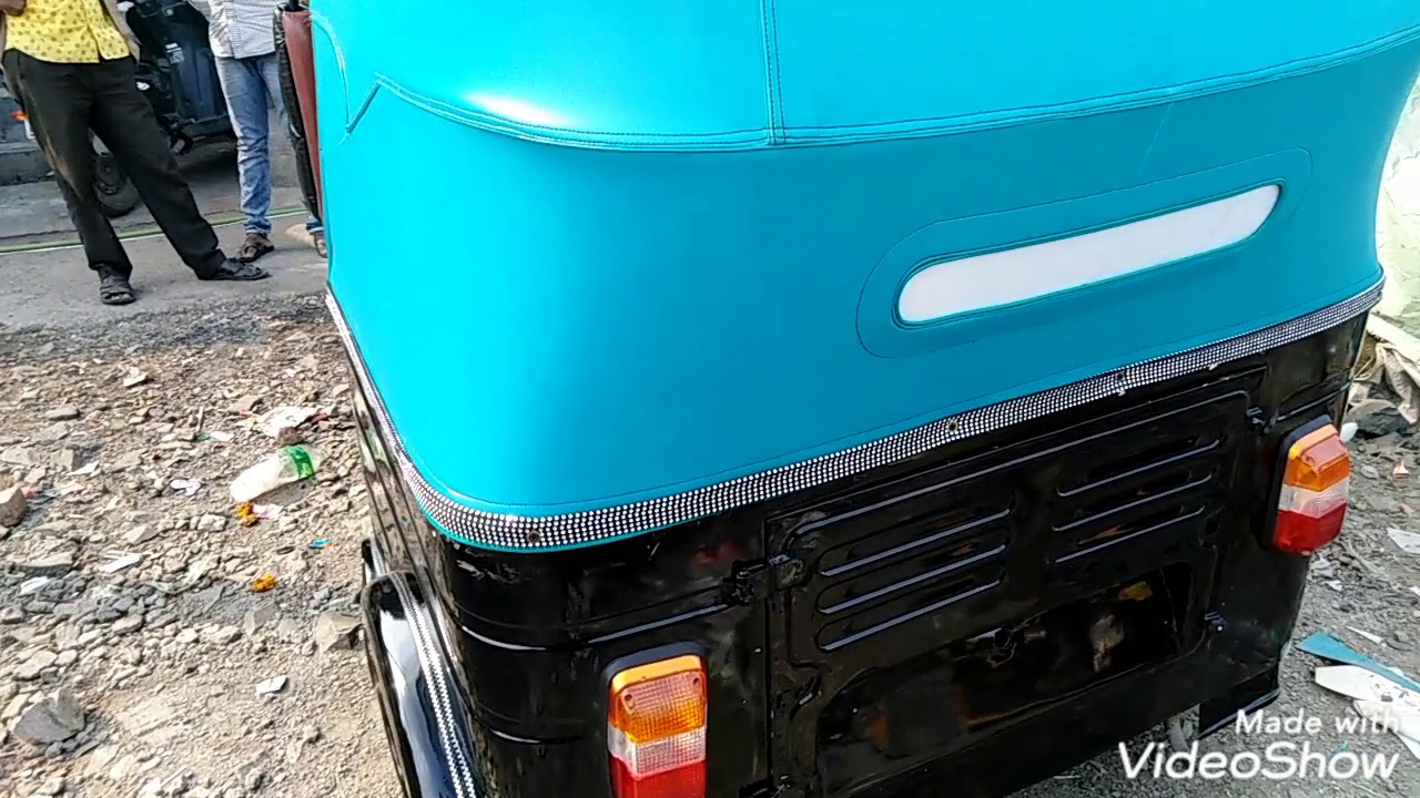 Auto rickshaw new design seats and hood