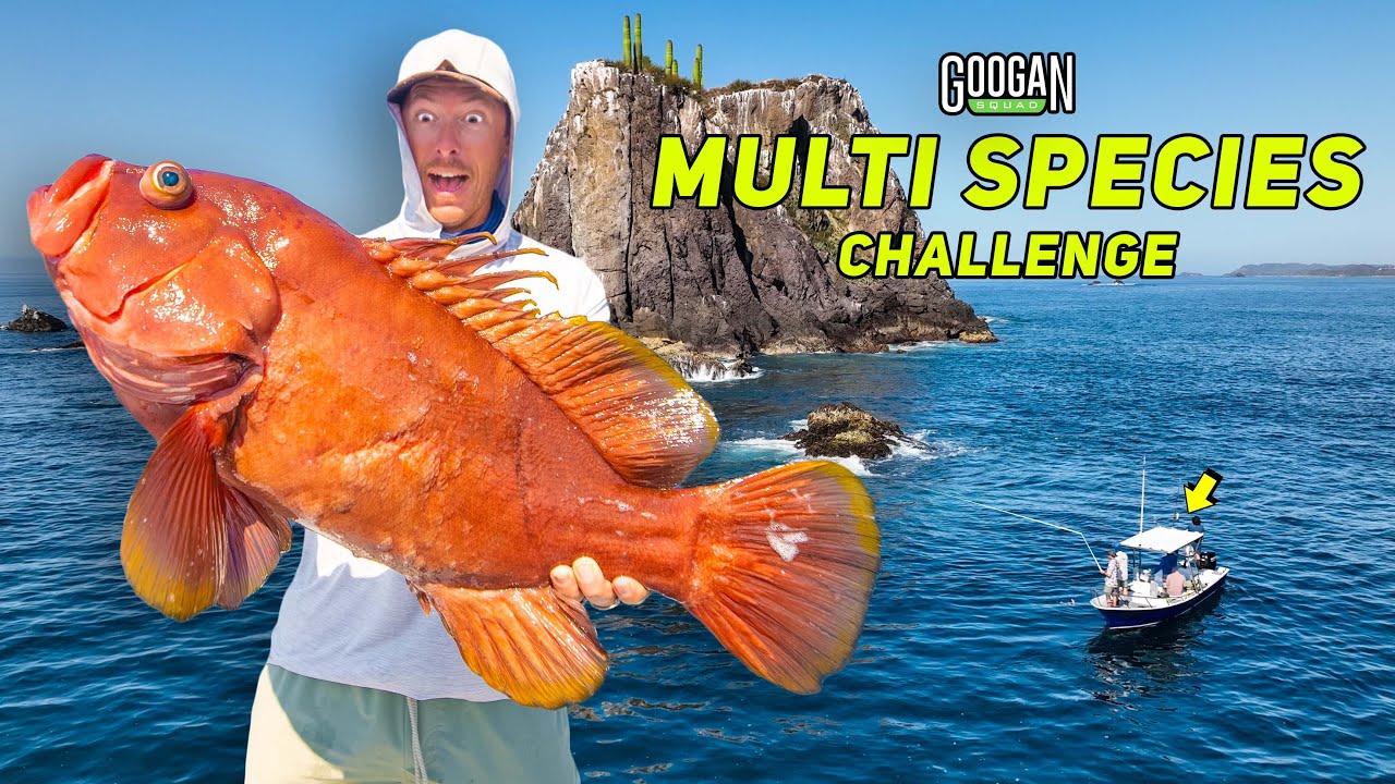 EXOTIC Mega MULTI SPECIES Fishing CHALLENGE (MOST SPECIES WINS)