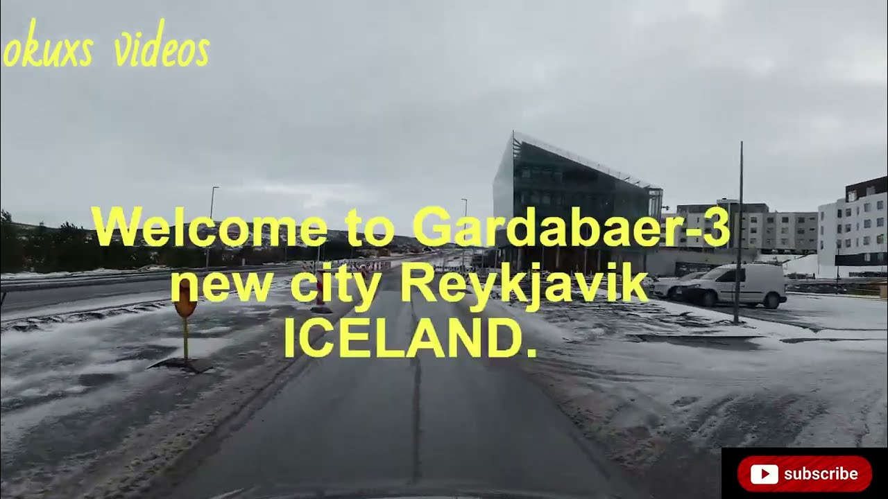 Reykjavik Gardabaer-3 New City ICELAND--Driving tour.