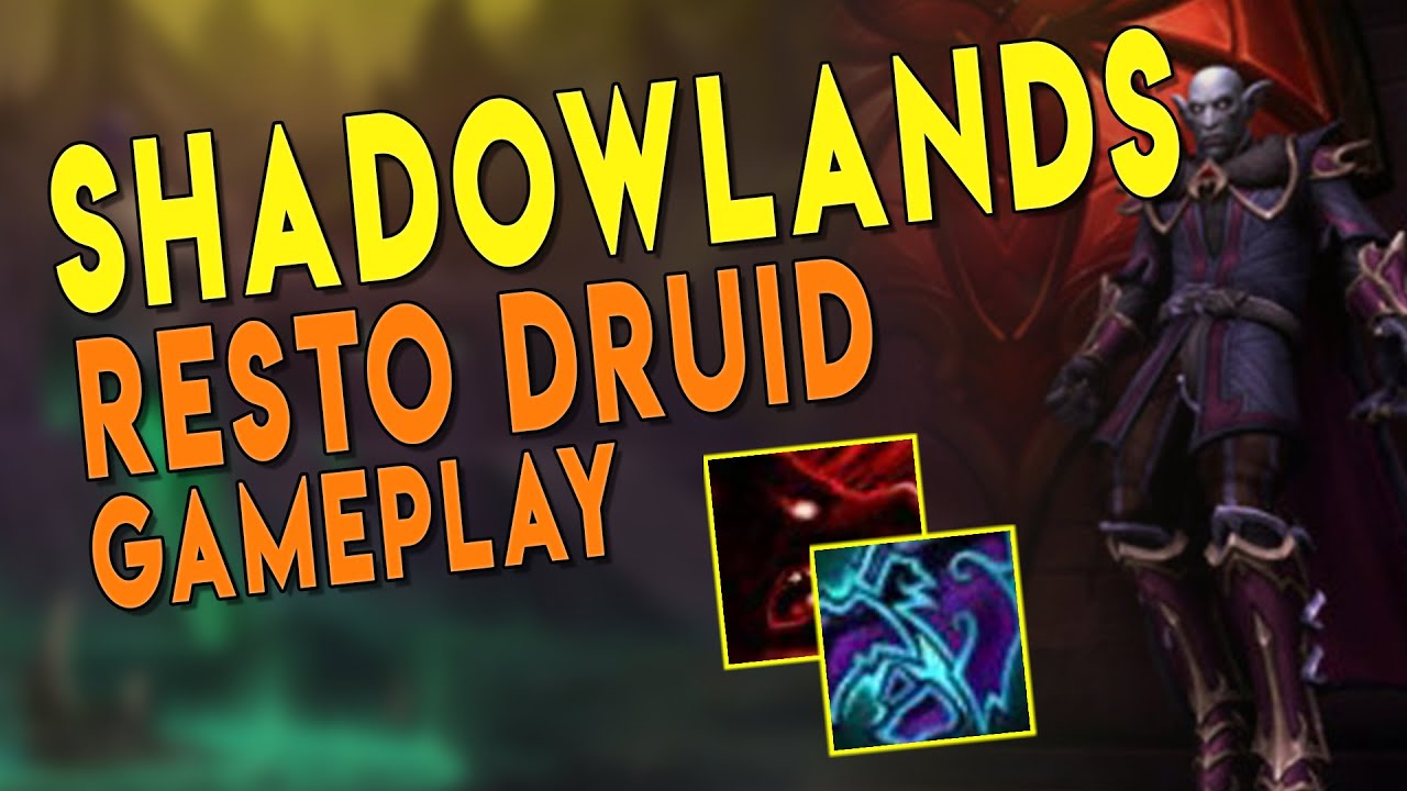 Shadowlands RESTO DRUID Dungeon Gameplay - Venthyr Covenant & Balance Affinity Testing | WoW BETA