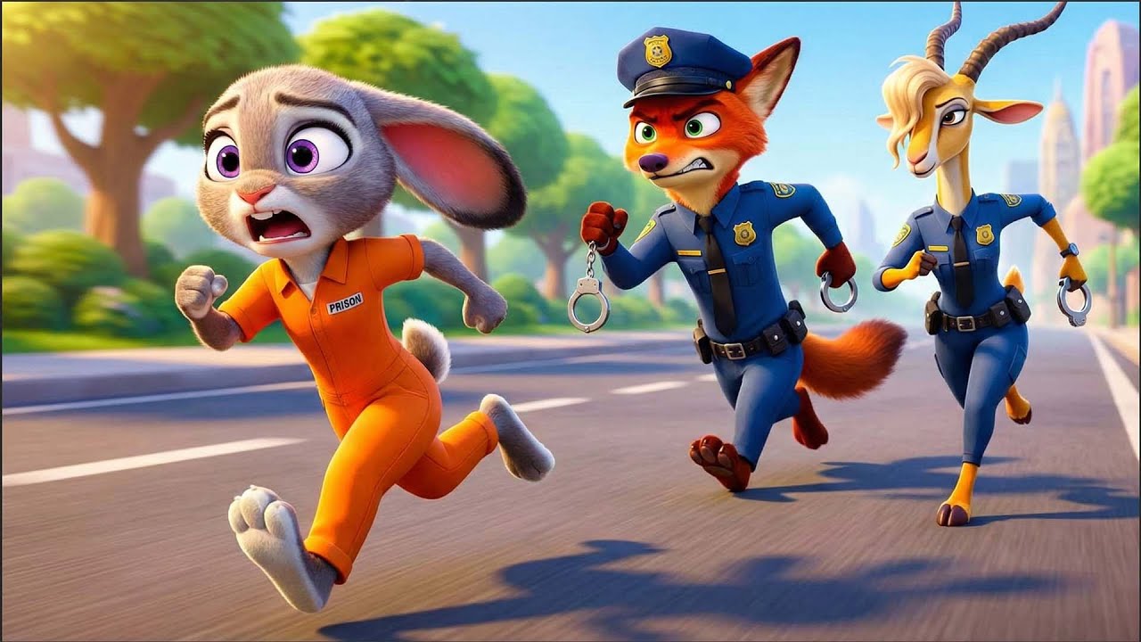Zootopia Chase: Will Judy Escape Prison This Time? 😱💨 | Zootopia Animation