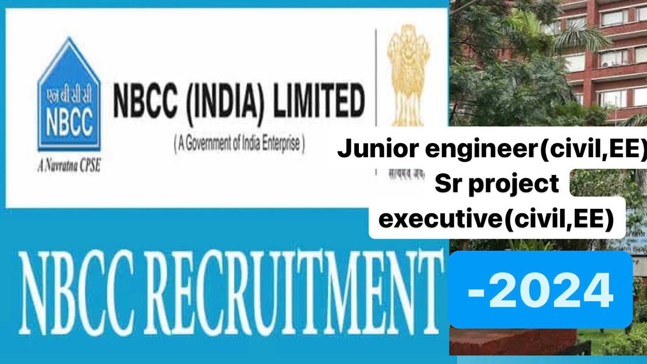 NBCC Recruitment short notice out-2024 | Sr project executive |govt job vacancy 2024|JE Notification