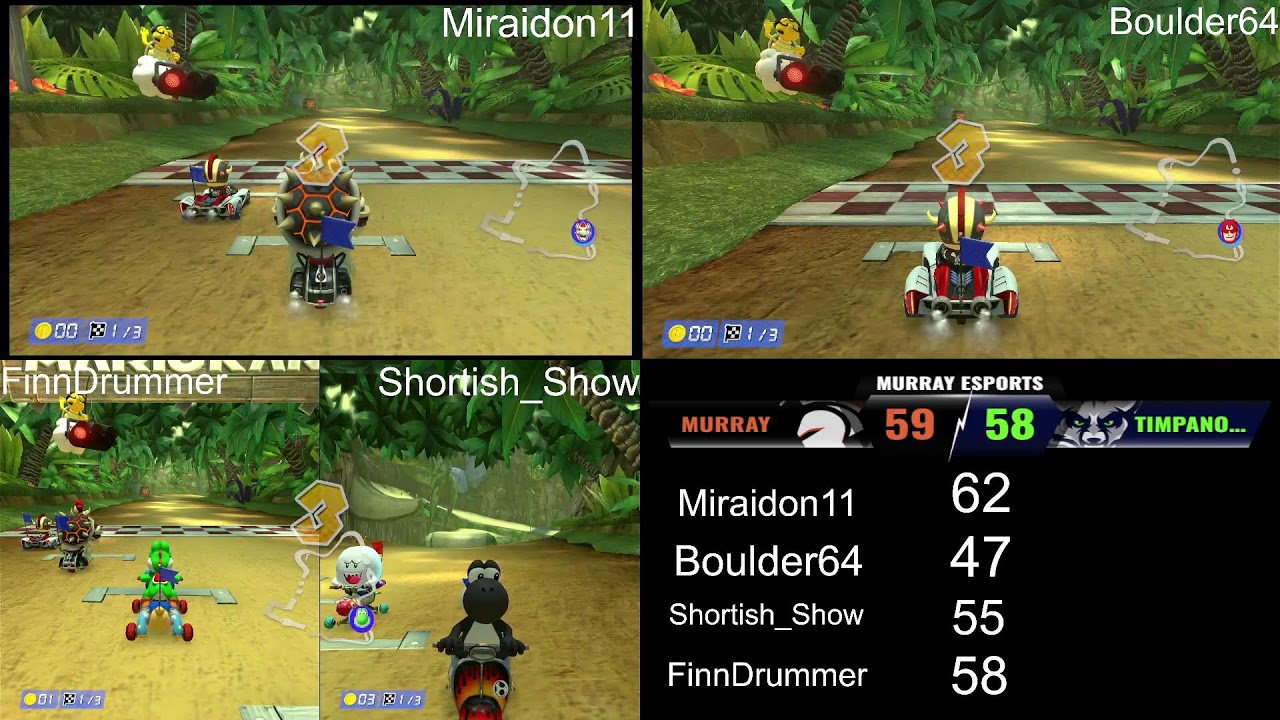 Mario Kart Week 1 vs Timpanogos