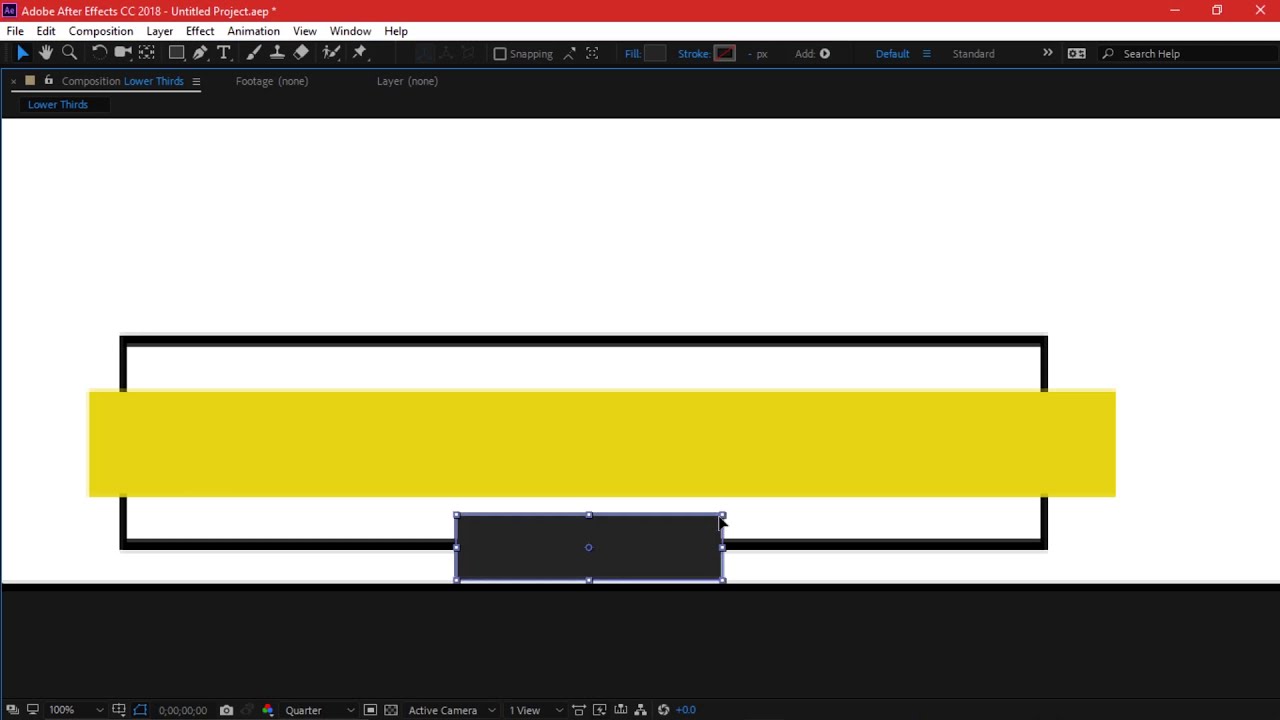 Advanced Lower Thirds Adobe After Effects tutorial