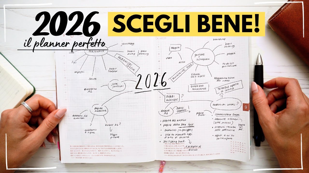 Come Scegliere il Planner Perfetto per il 2026? Scoprilo con me!