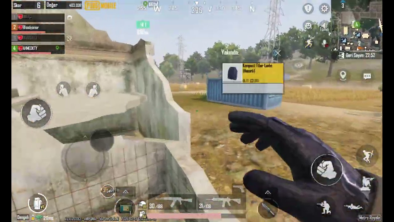 Pubg  mobile de metro royel oynadım