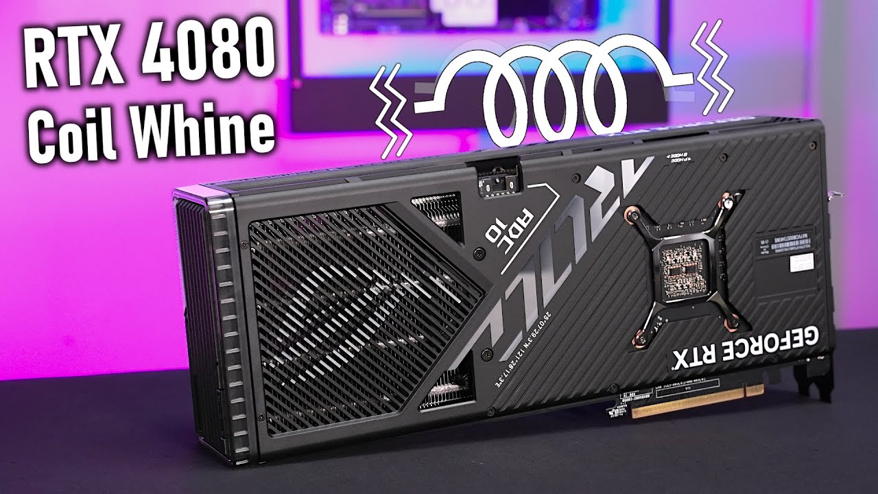 Terrible Coil Whine on the new RTX 4080 Strix
