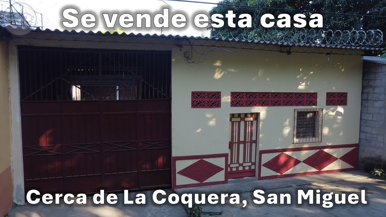 Se vende esta casa en Colonia Betania, San Miguel