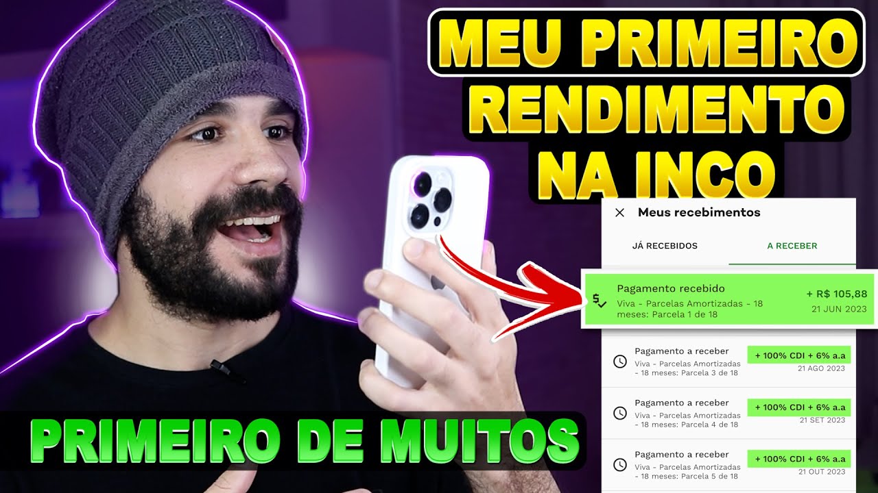 RECEBI O MEU PRIMEIRO RENDIMENTO DA INCO - Vale a pena?