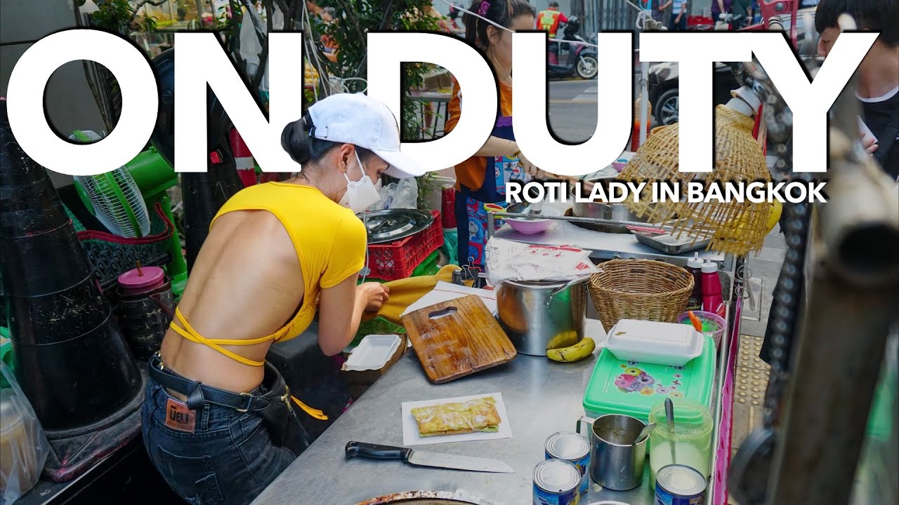 Nice & So Expert The Most Popular Roti Lady in Bangkok   Beautiful Vendor   Thai Street Food