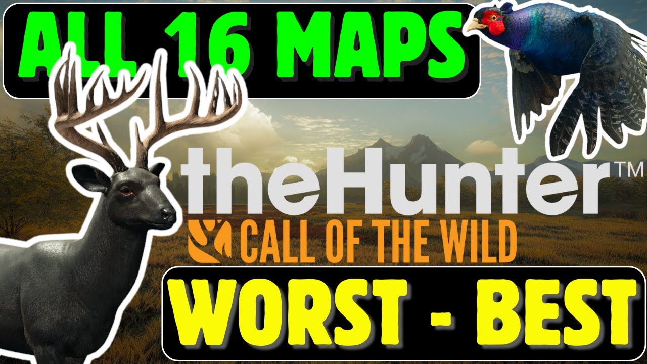 ВСЕ 16 РЕЗЕРВОВ В РЕЙТИНГЕ ОТ ХУДШЕГО К ЛУЧШЕМУ!! (2025) - theHunter: Call of the Wild
