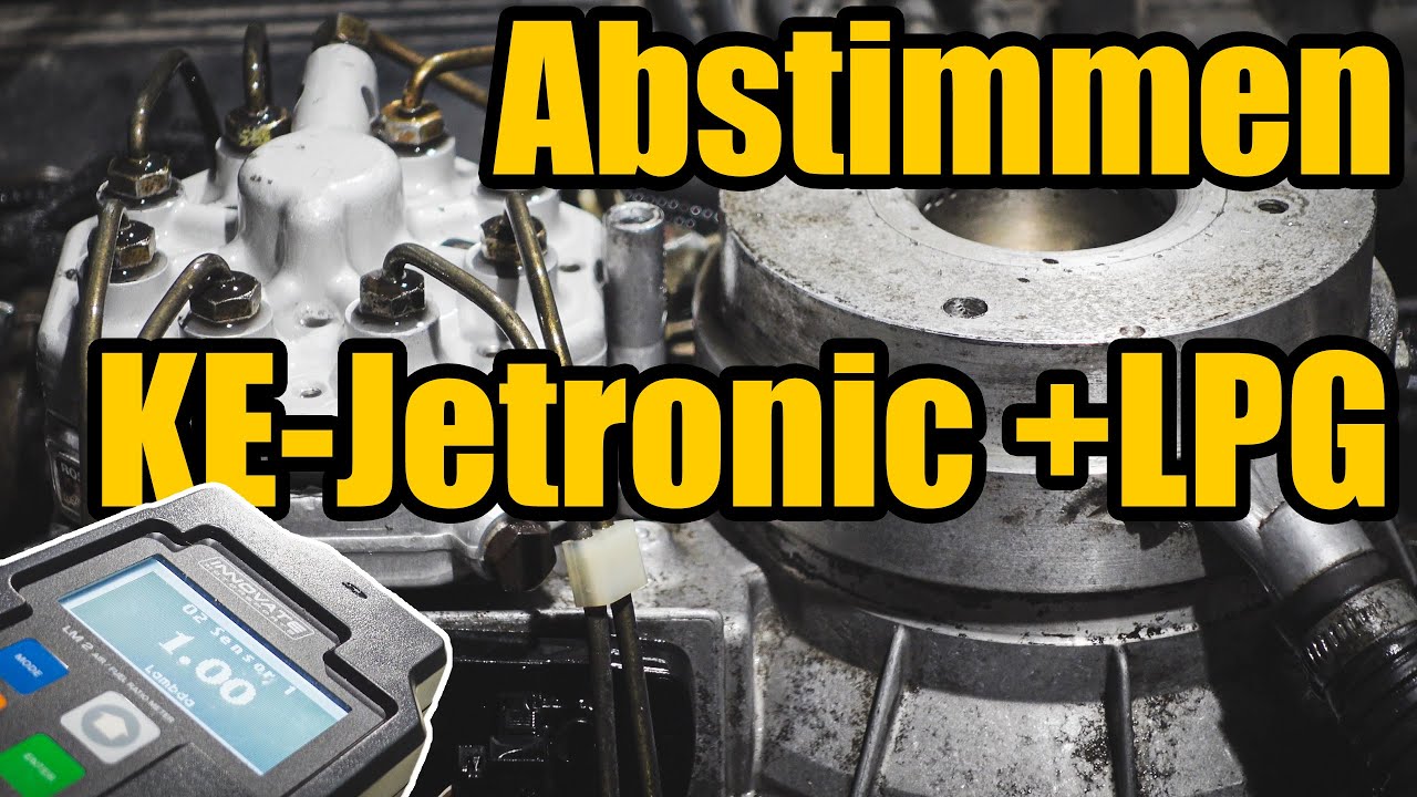 KE-Jetronic und LPG Anlage einstellen - 500SE W126