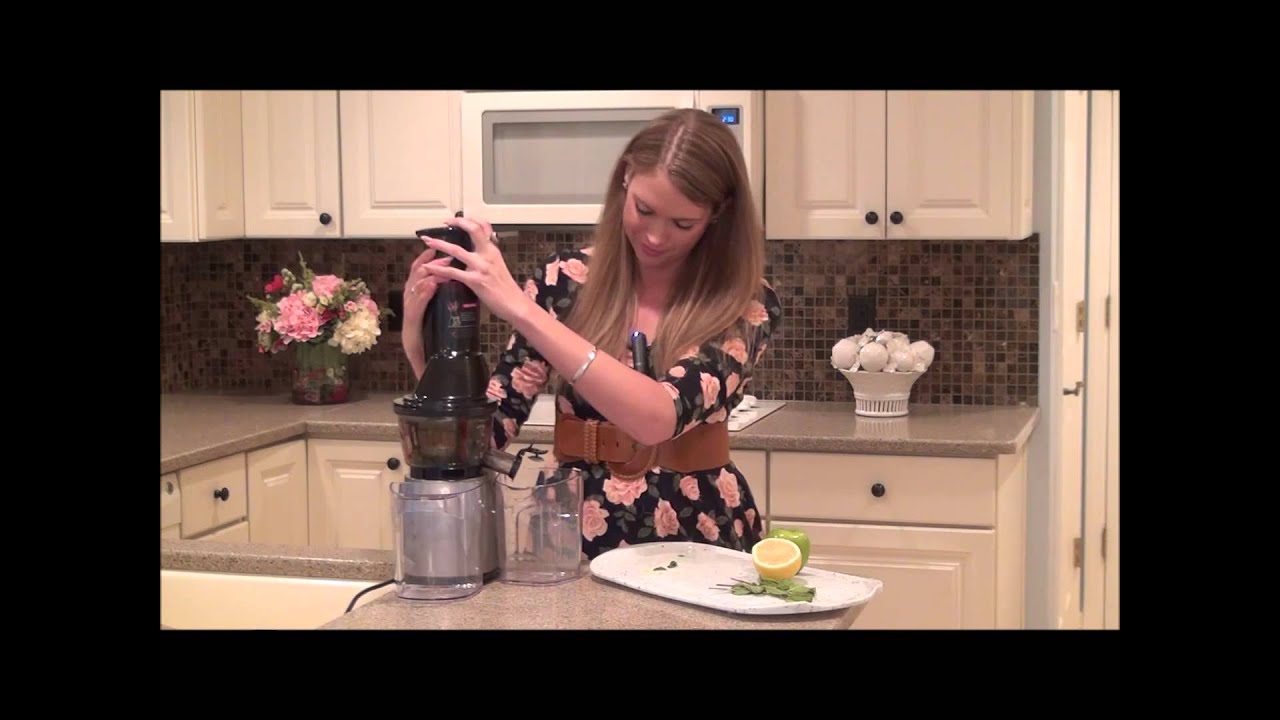 Green Lemonade Juice Recipe with Kuvings Whole Slow Juicer