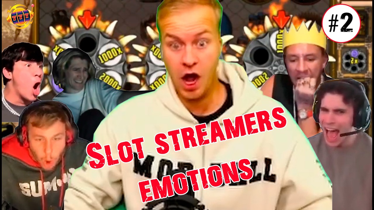 💥 Slot streamers EMOTIONS when they 😲 BIGGEST WINS #2 ✅
