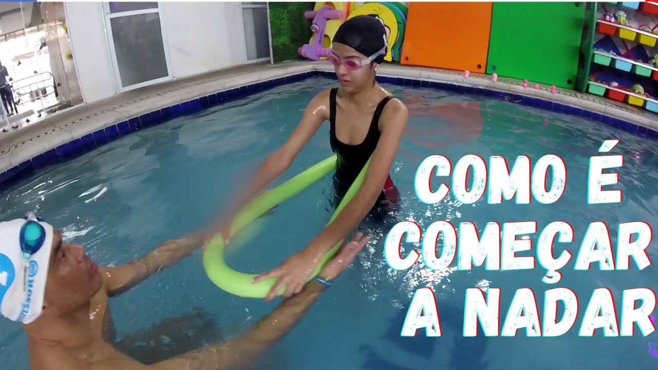 Aula de natação para quem não sabe nadar parte 1