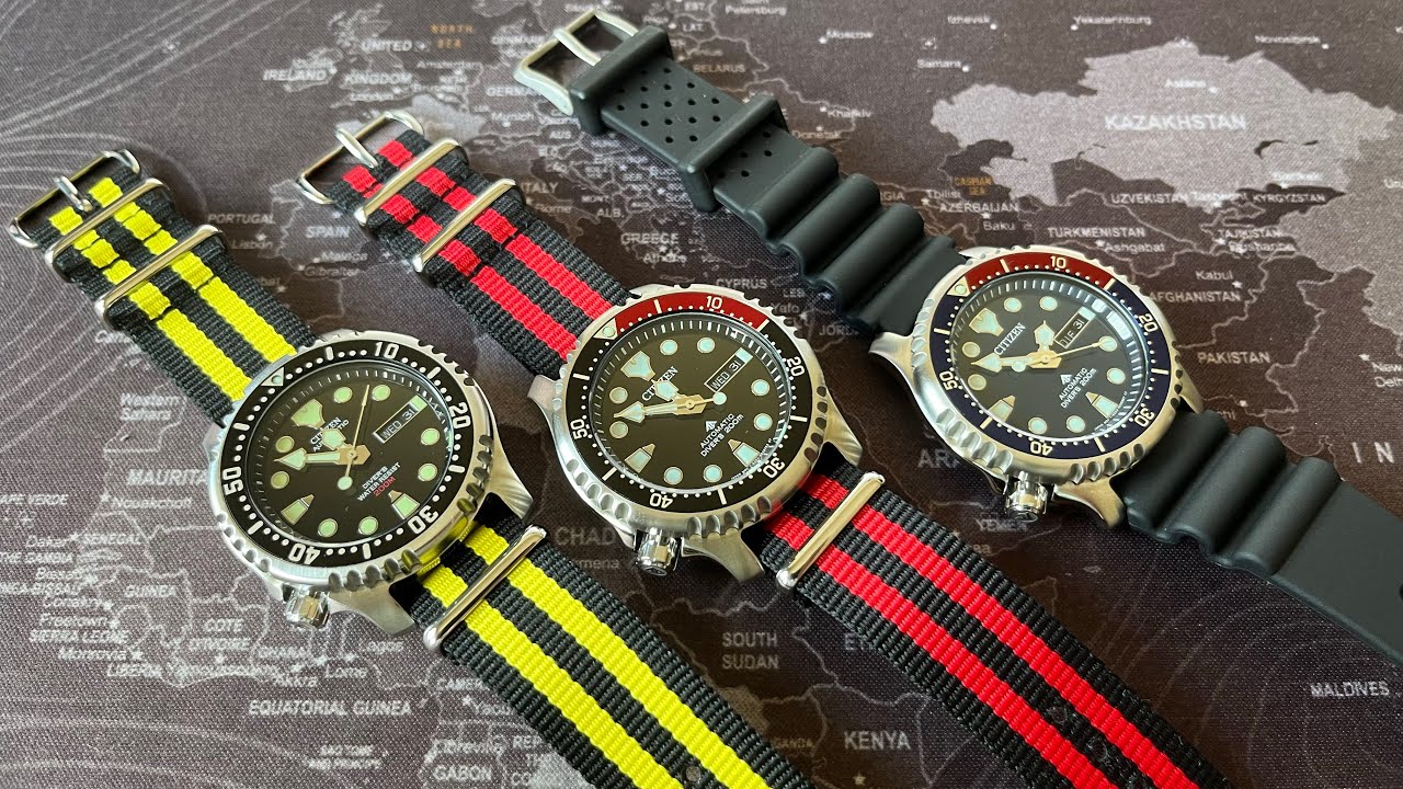 Сравнение Citizen NY0085, NY0086, NY0040