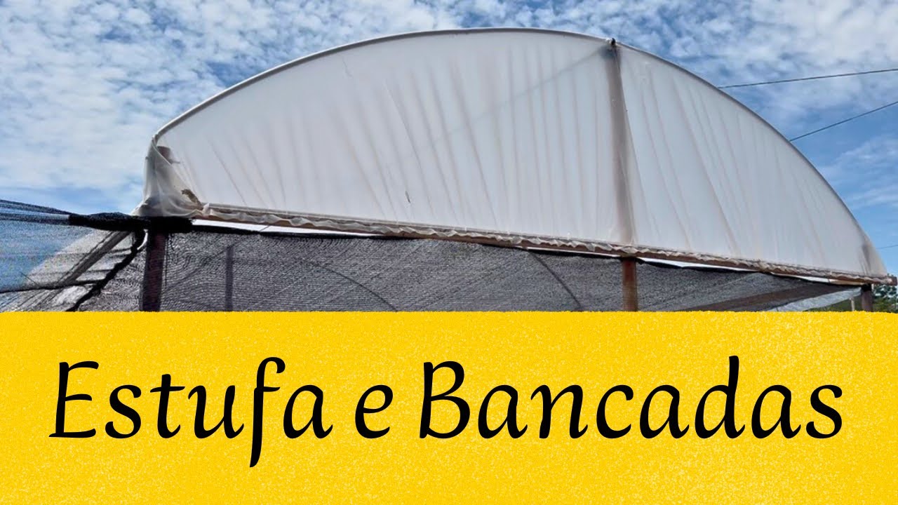 Como construimos nossa estufa e bancadas