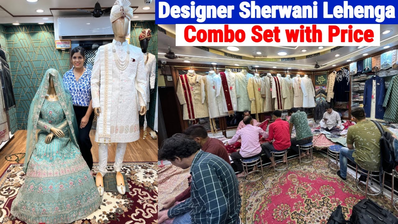 Designer Sherwani Lehenga Combo with Price in Kolkata