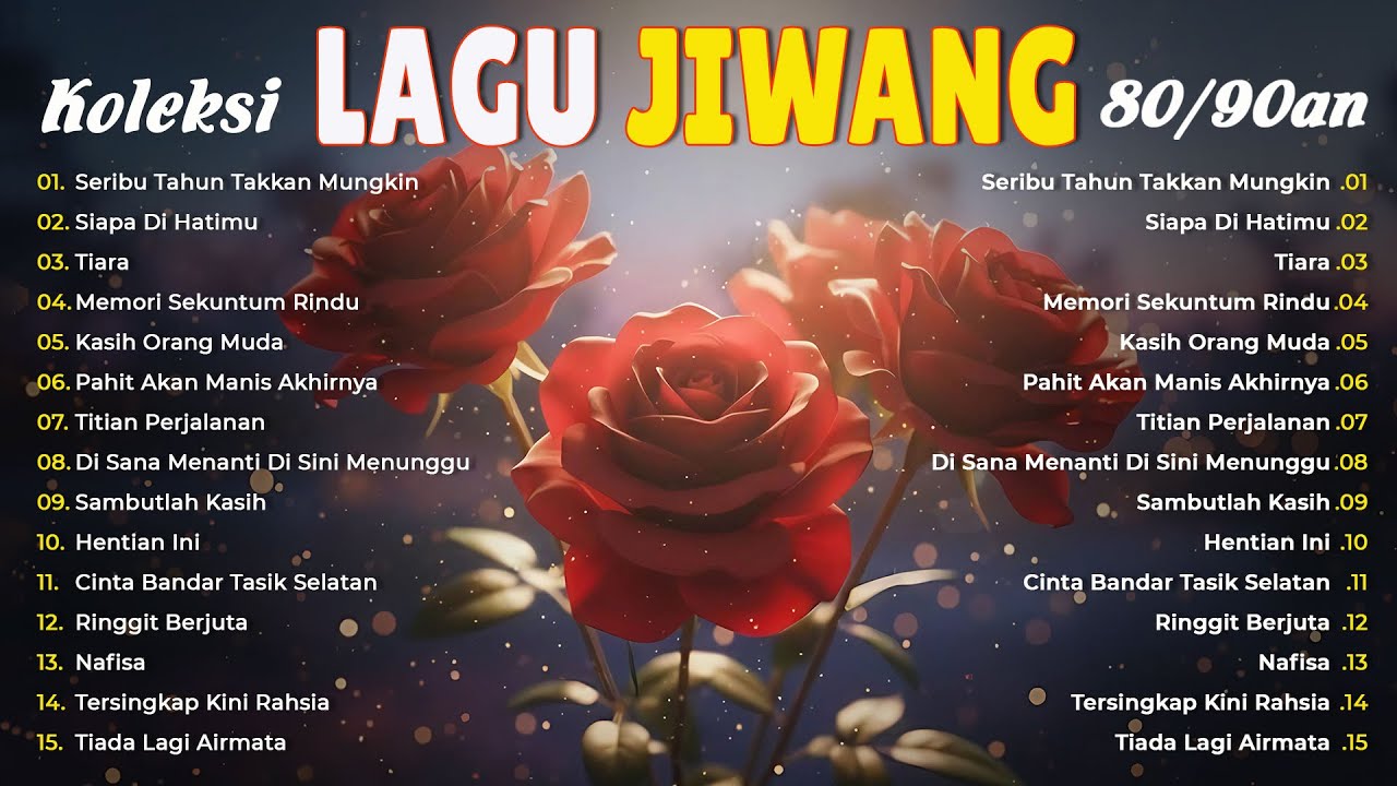 Lagu Jiwang 80-90an Penuh Rindu 🎶 Slow Rock Malaysia Terbaik
