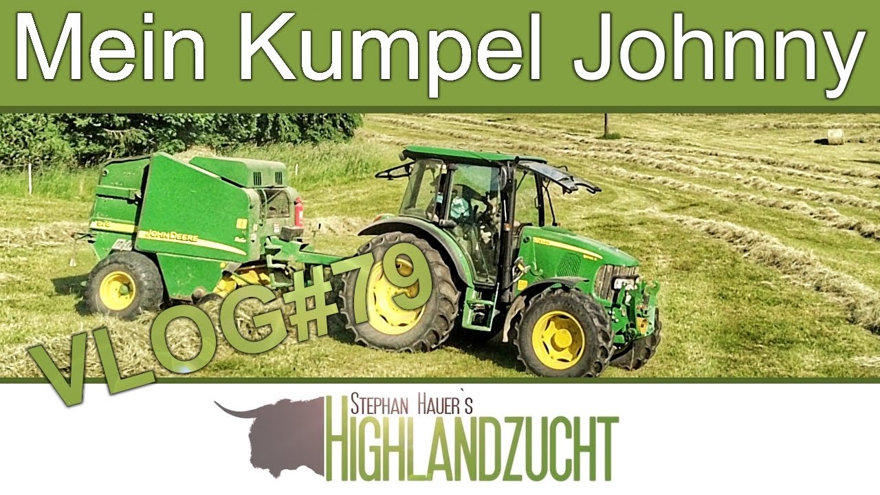 FarmVlog #79: Wenn Johnny kommt, wird gepresst! Heuernte und Silageballen