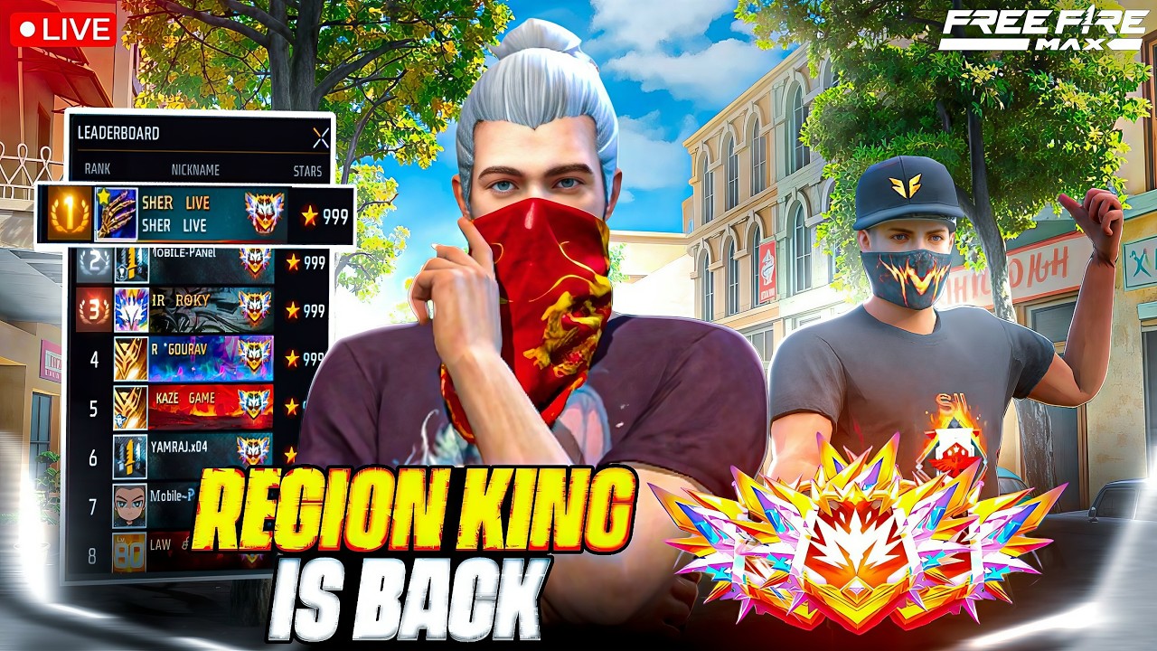 AAJ KRENGE HAM REGION TOP 1🚀GO FOR 300K🔥😎🖥#classyff #nonstopgaming #freefirelive #rai #sherlive