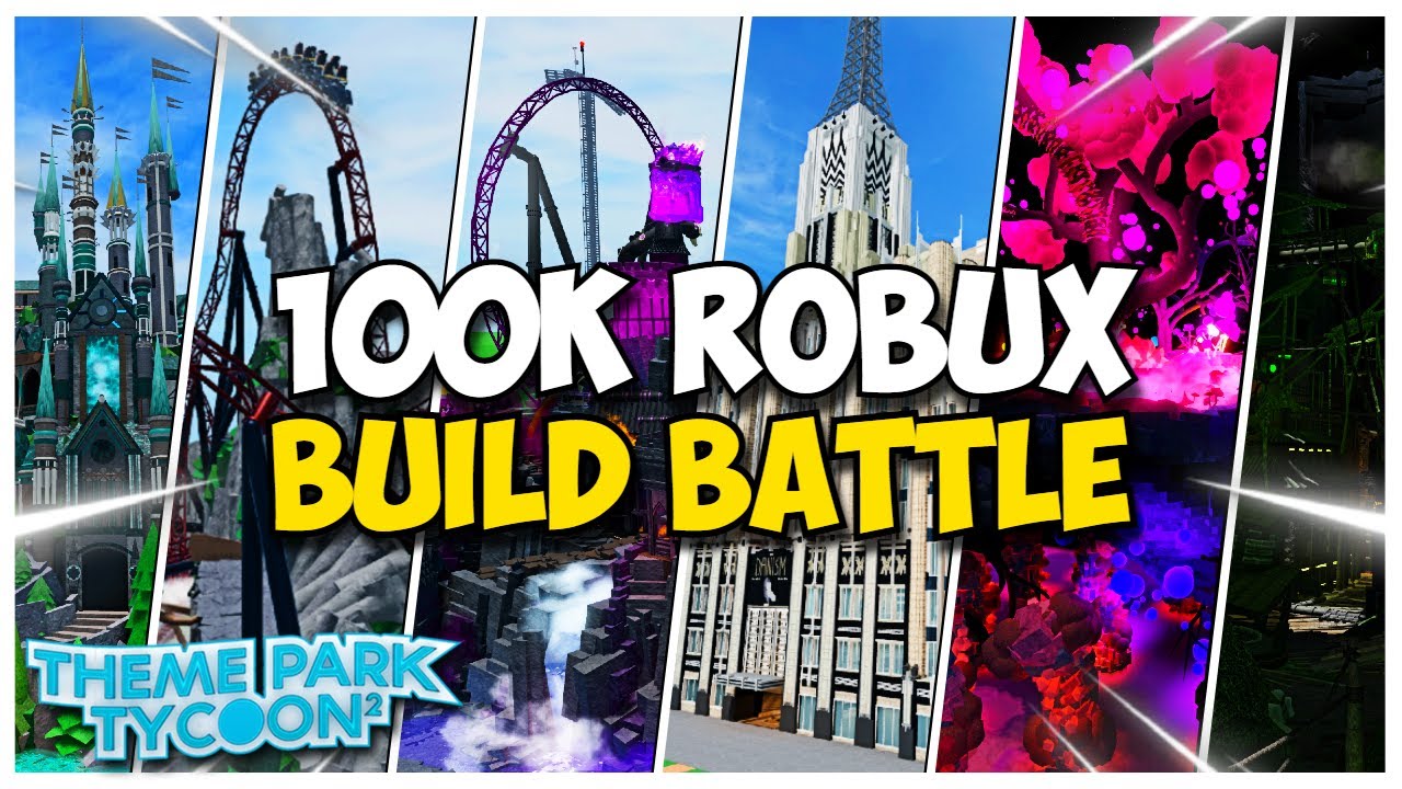 I Challenged 50.000 People for a Build Battle in Theme Park Tycoon 2!