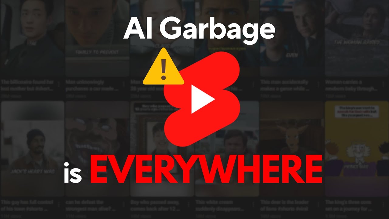 AI Garbage is taking over YouTube Shorts