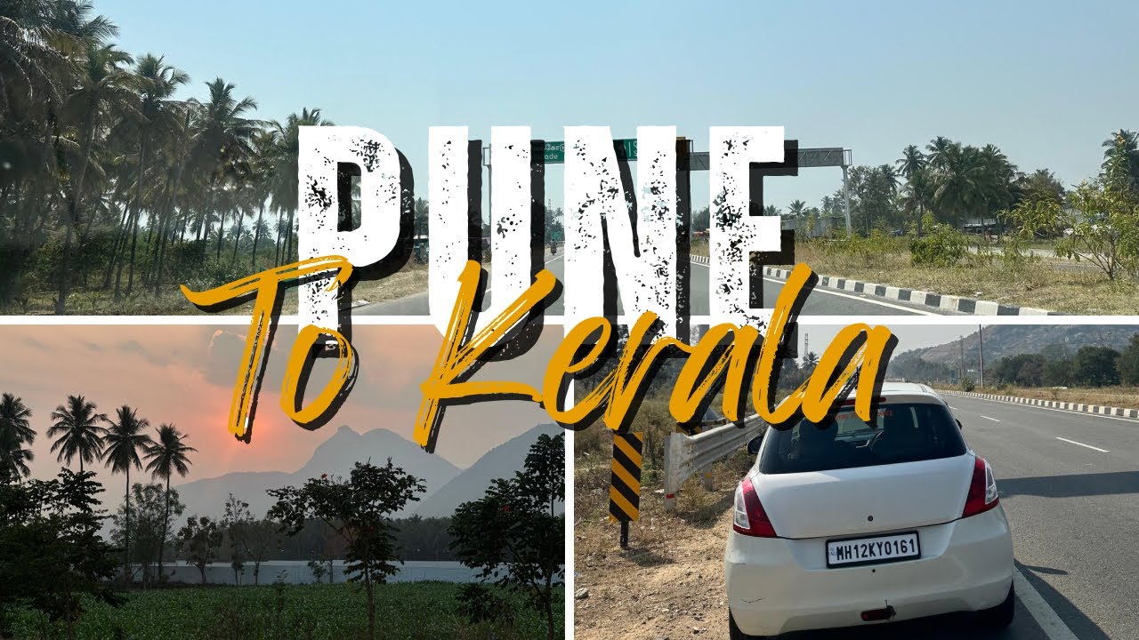 Pune to Kerala 1,300 kms | First Time Road Trip With Family | ⛰️❤️