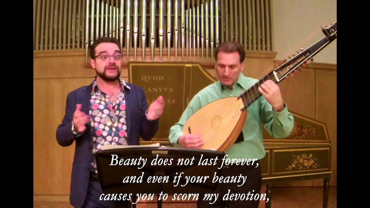 COSÍ MI DISPREZZATE  by Frescobaldi. Flavio Ferri-Benedetti (voice) & Peter Croton (lute)
