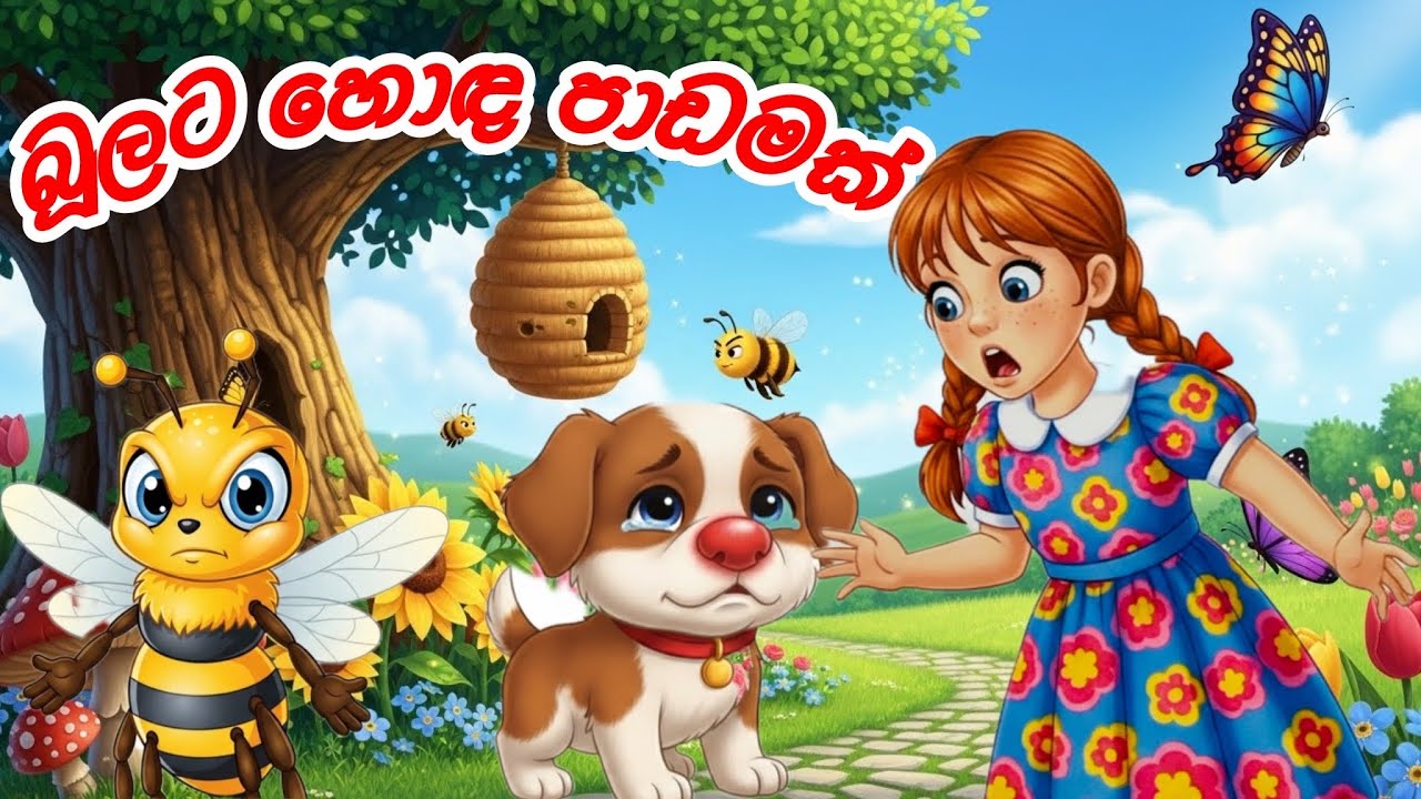 බූලට හොඳ පාඩමක්(Bula's Lesson)#sinhala Story #kathandara#sinhala cartoon 